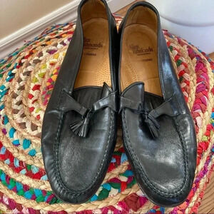 Allen Edmonds black buttery soft leather  mocassins